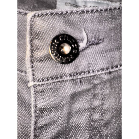 Chicos Platinum Denim Gray Jeans Size 2.5 Regular 72% Cotton 28% Elastrell-P dis - Picture 3 of 10